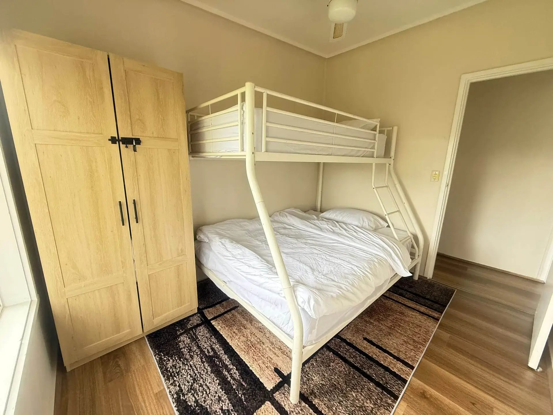 Bedroom three, bunks