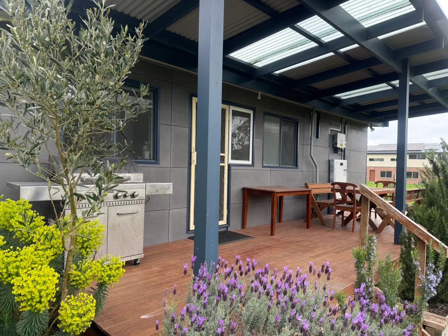 The back deck